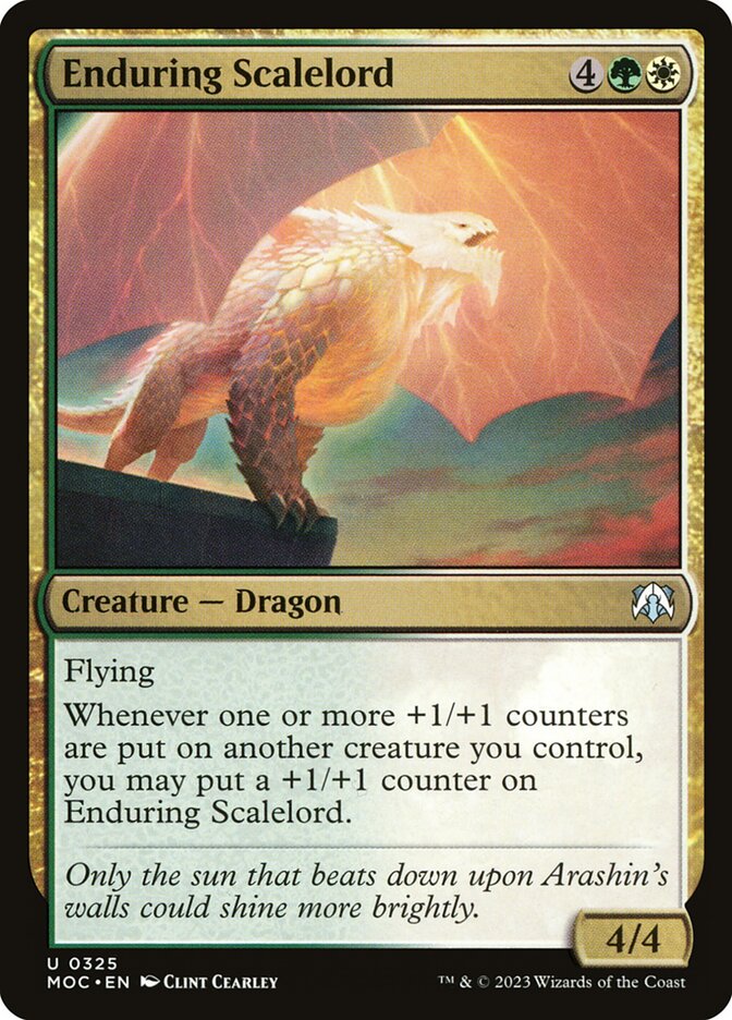 Enduring Scalelord 325 (Commander: March of the Machine) 