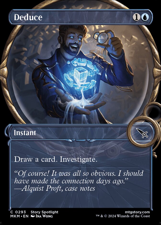 Deduce 293/286 (Murders at Karlov Manor)  - Showcase Foil