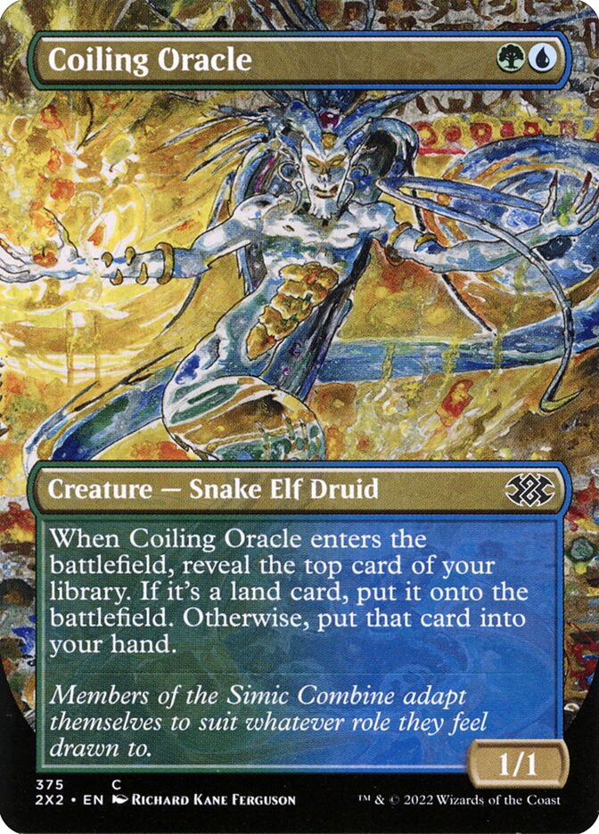 Coiling Oracle 375 (Double Masters 2022)  - Borderless
