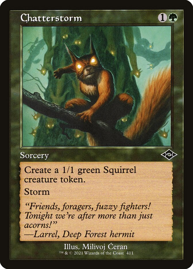 Chatterstorm Retro Frame 411 (Modern Horizons 2) 