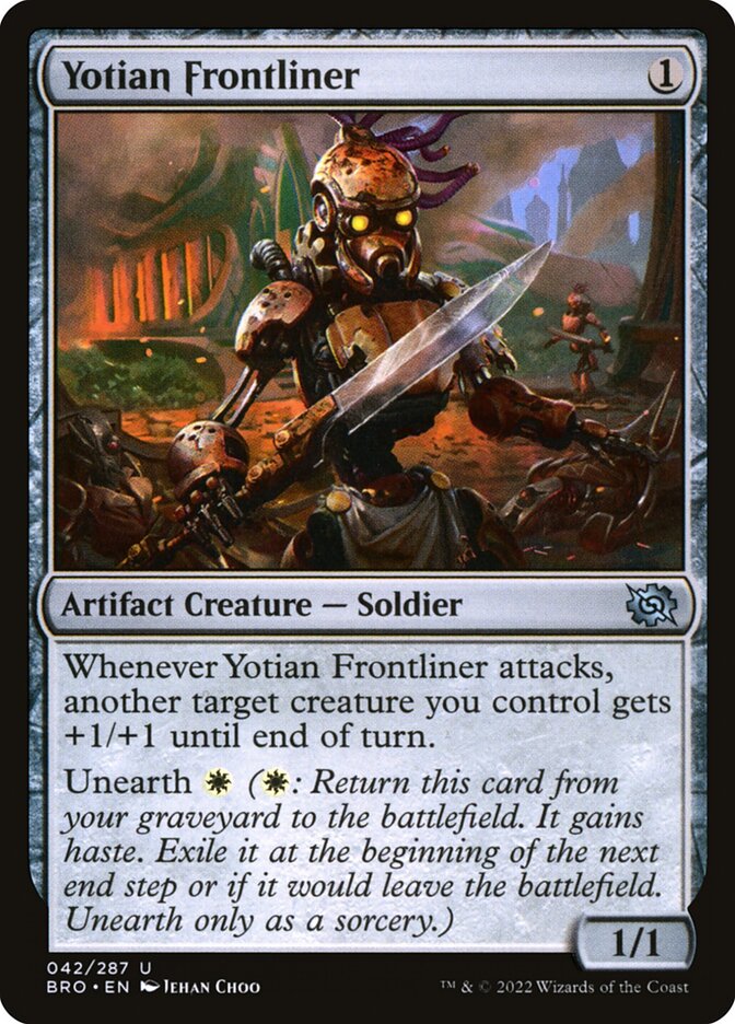 Yotian Frontliner 42/287 (The Brothers' War)  - Foil