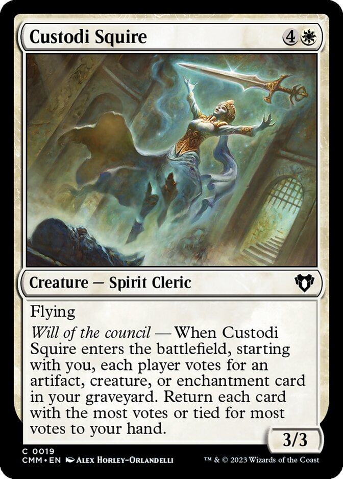 Custodi Squire 19/451 (Commander Masters) 