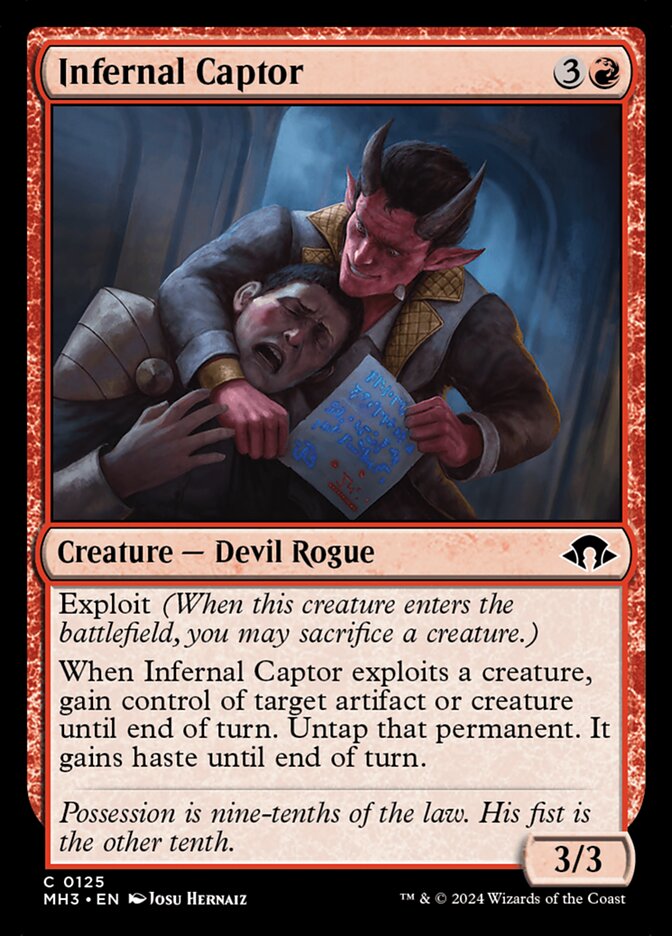 Infernal Captor 125/319 (Modern Horizons 3) 