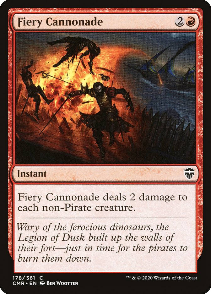 Fiery Cannonade 178 (Commander Legends) 