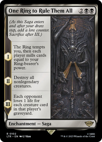 One Ring to Rule Them All 102 (Universes Beyond: The Lord of the Rings: Tales of Middle-earth) 