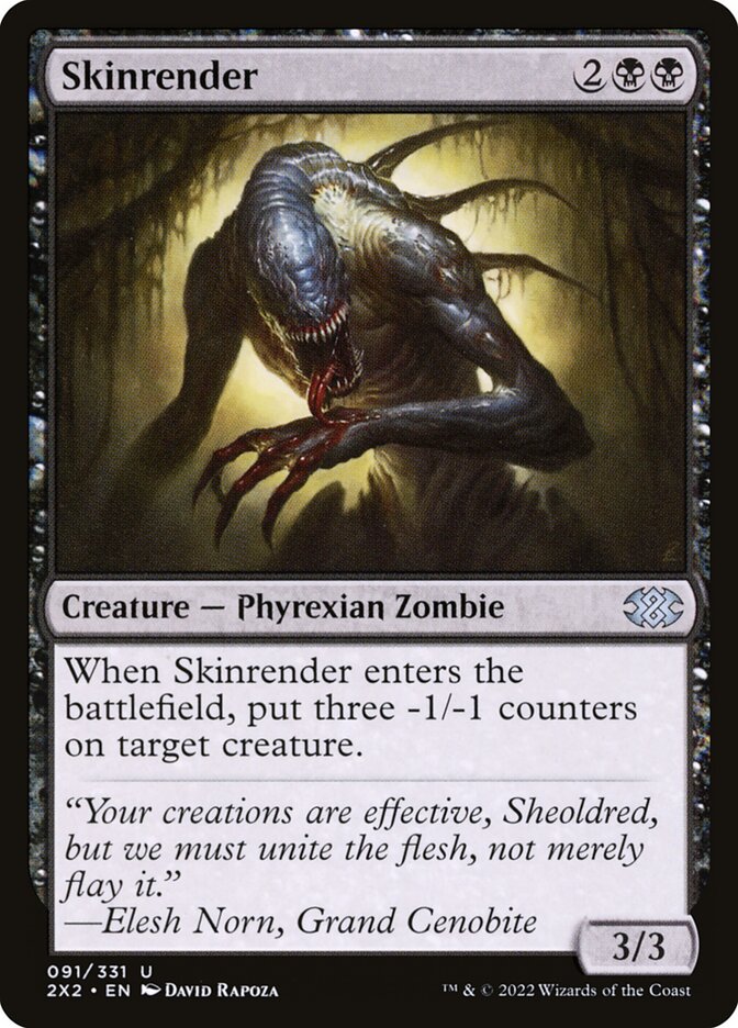 Skinrender 91/331 (Double Masters 2022)  - Foil