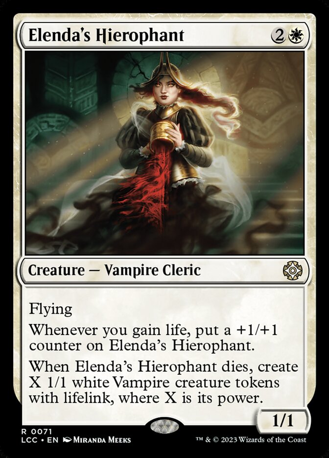 Elenda's Hierophant 71/370 (Commander: The Lost Caverns of Ixalan) 