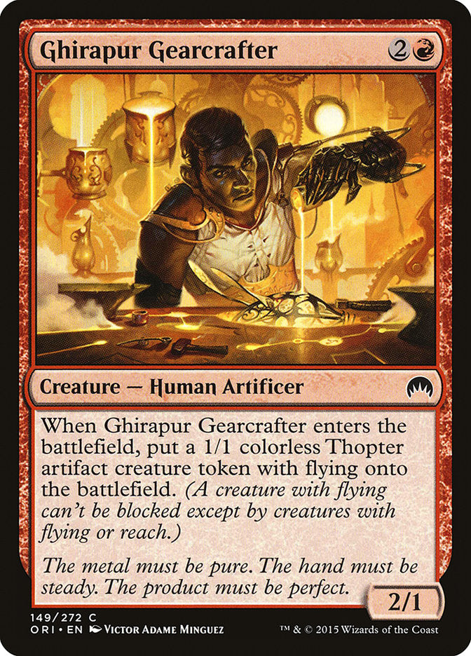 Ghirapur Gearcrafter 149/272 (Magic Origins)  - Foil