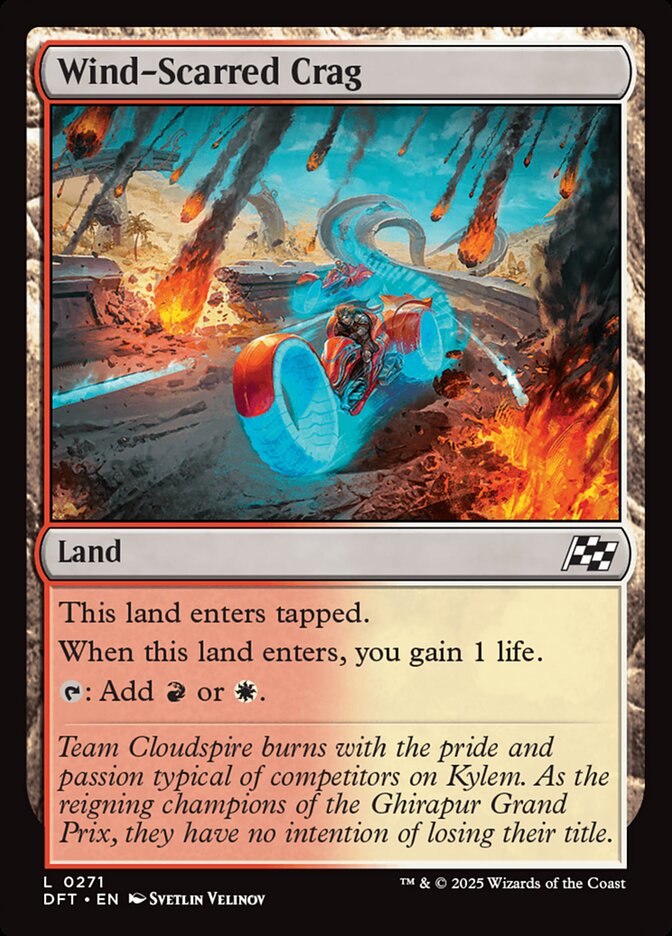 Wind-Scarred Crag 271/291 (Aetherdrift)  - Foil