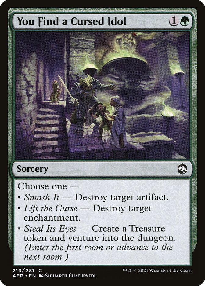 You Find a Cursed Idol 213 (Adventures in the Forgotten Realms) 