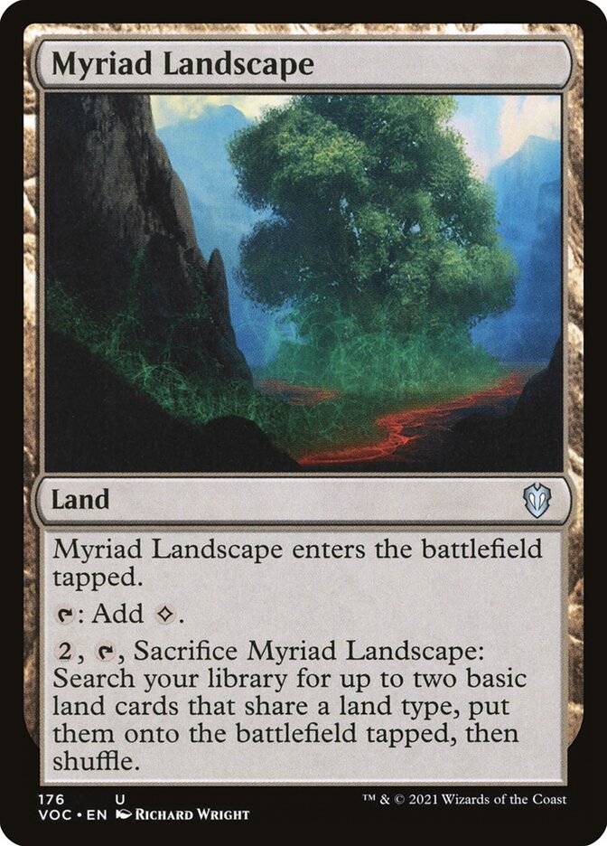 Myriad Landscape 176/38 (Commander: Innistrad: Crimson Vow) 