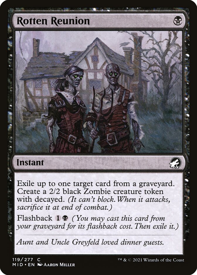 Rotten Reunion 119/277 (Innistrad: Midnight Hunt) 