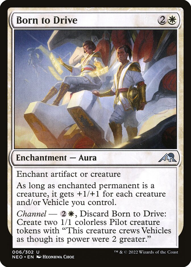 Born to Drive 6/302 (Kamigawa: Neon Dynasty)  - Foil