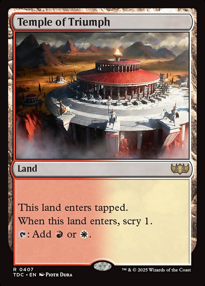 Temple of Triumph 407 (Commander: Tarkir: Dragonstorm) 