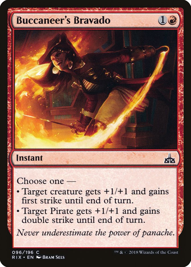 Buccaneer's Bravado 96/196 (Rivals of Ixalan) 