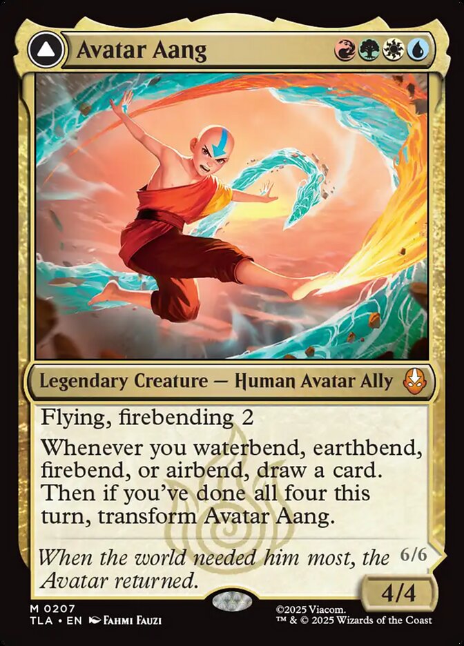 Avatar Aang // Aang, Master of Elements 207 (Avatar: The Last Airbender)  - Foil