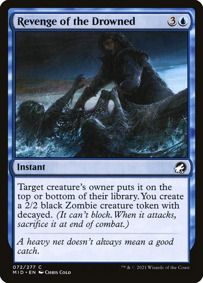 Revenge of the Drowned 72/277 (Innistrad: Midnight Hunt)  - Foil