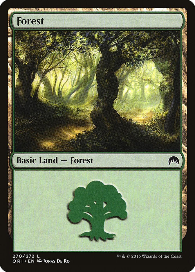 Forest 270/272 (Magic Origins)  - Foil