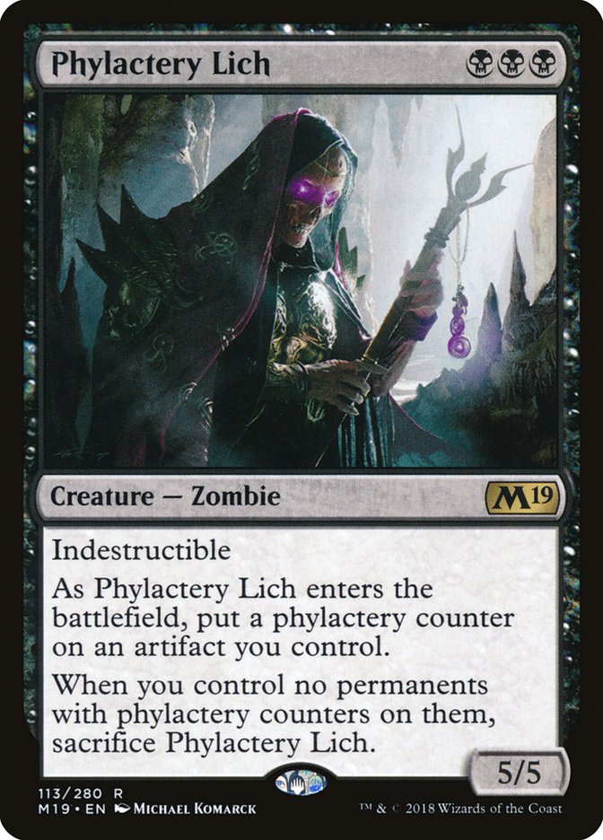 Phylactery Lich 113/280 (Core Set 2019) 