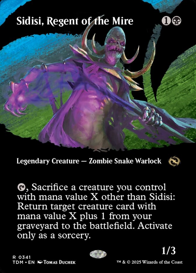 Sidisi, Regent of the Mire 341/291 (Tarkir: Dragonstorm)  - Borderless