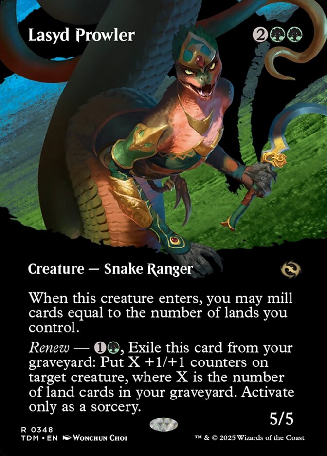 Lasyd Prowler 348 (Tarkir: Dragonstorm)  - Borderless