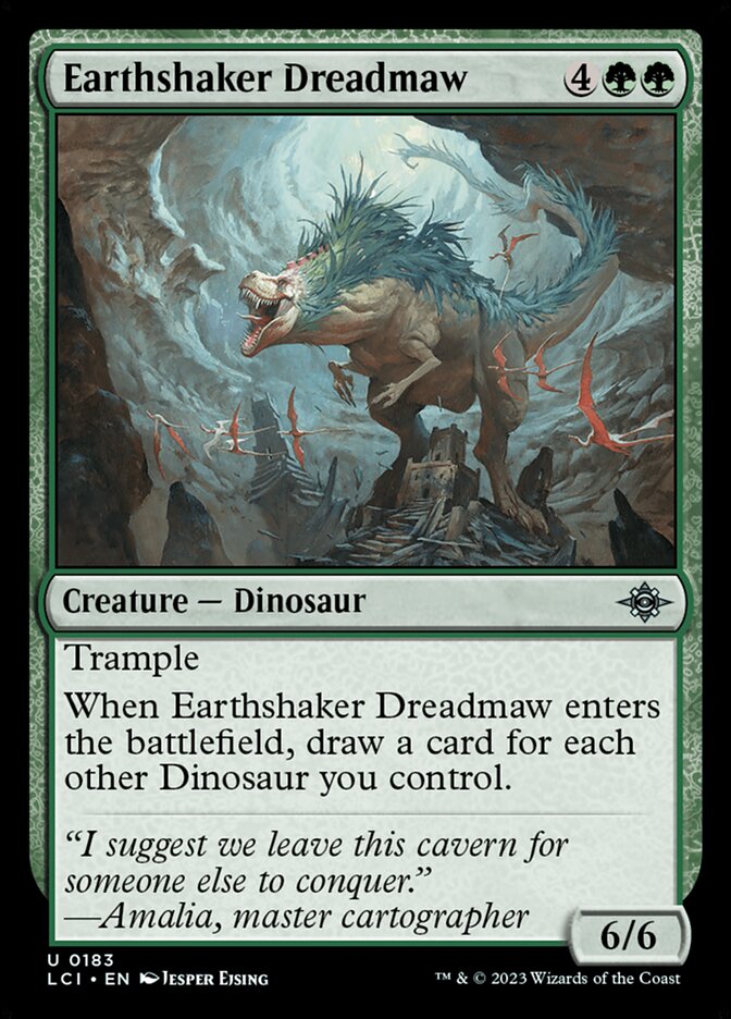 Earthshaker Dreadmaw 183 (The Lost Caverns of Ixalan)  - Foil