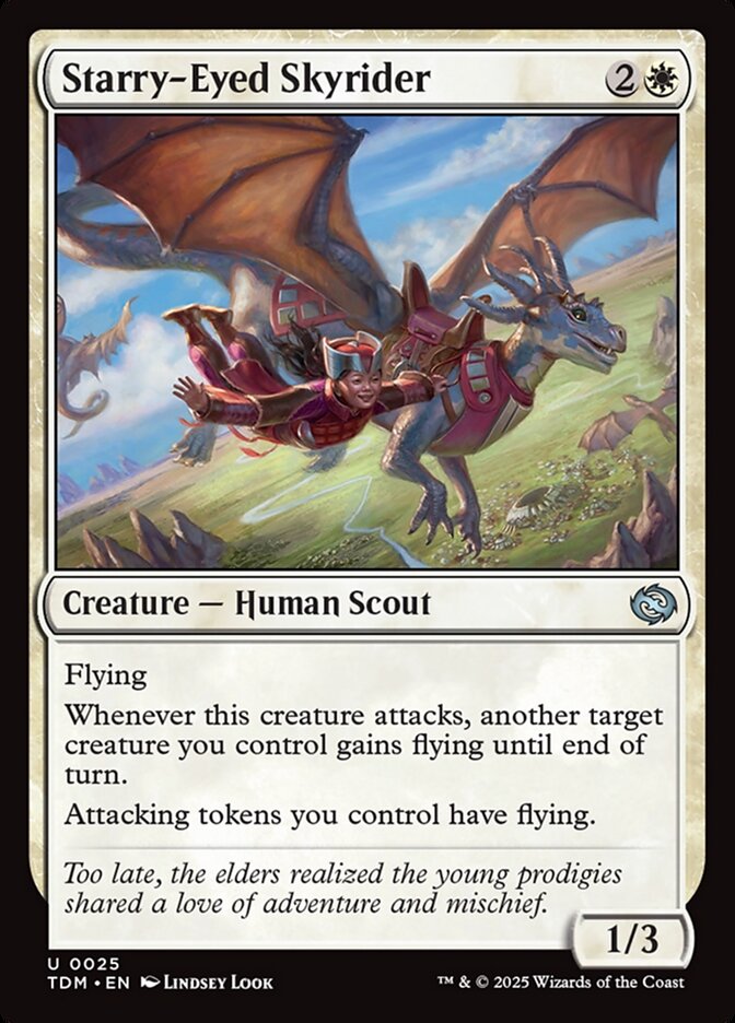 Starry-Eyed Skyrider 25 (Tarkir: Dragonstorm) 