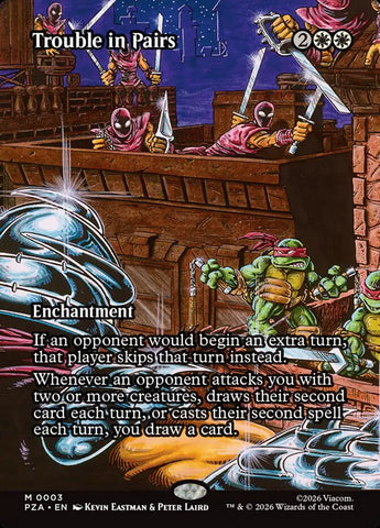 Trouble in Pairs 3/20 (Teenage Mutant Ninja Turtles Source Material)  - Borderless Foil
