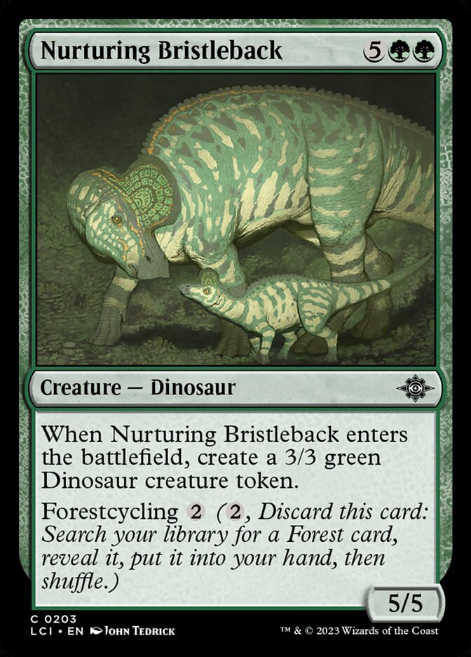 Nurturing Bristleback 203/291 (The Lost Caverns of Ixalan) 
