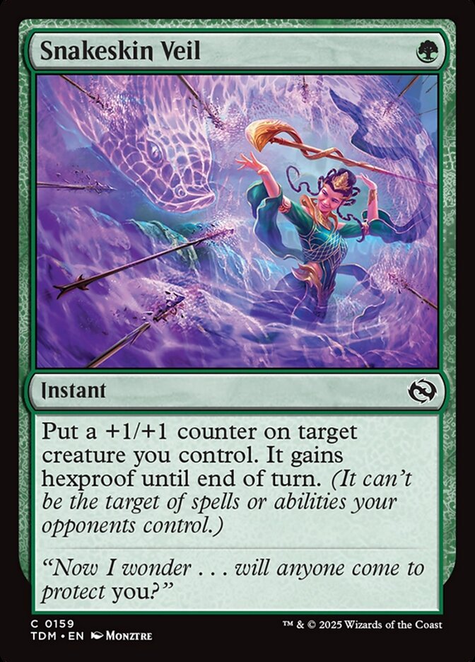 Snakeskin Veil 159 (Tarkir: Dragonstorm)  - Foil