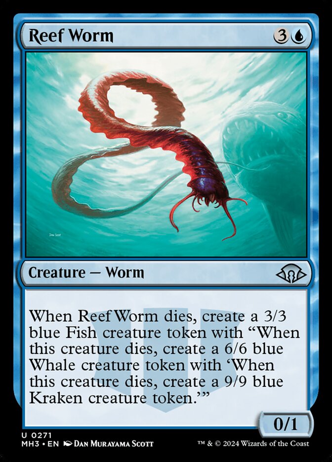 Reef Worm 271/319 (Modern Horizons 3)  - Foil