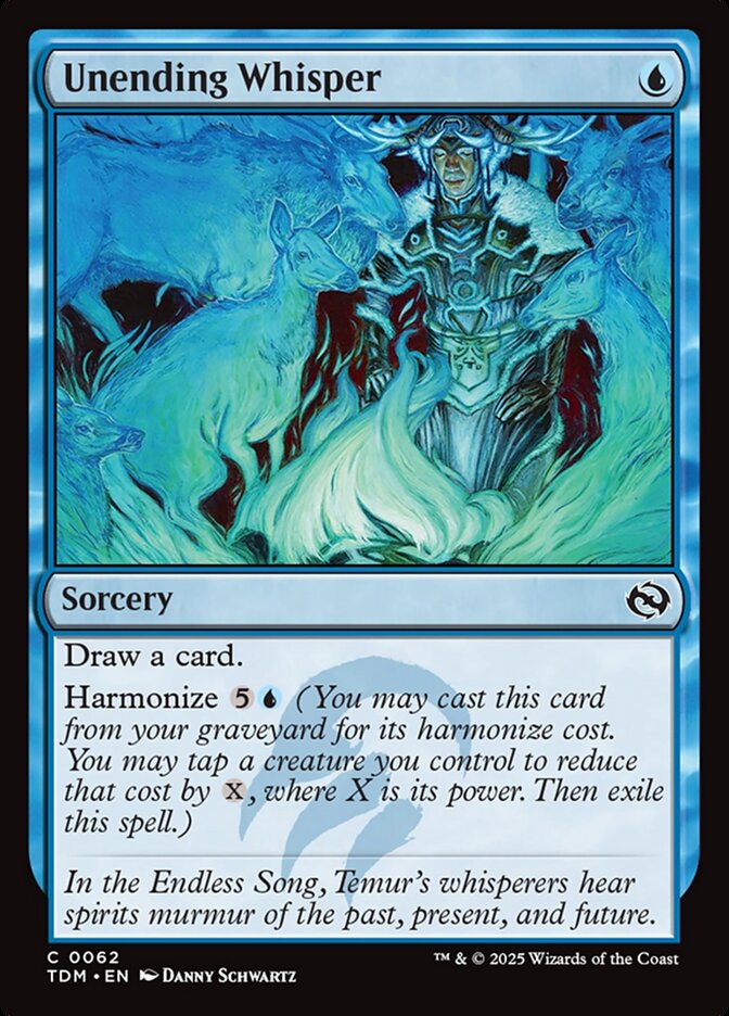 Unending Whisper 62 (Tarkir: Dragonstorm)  - Foil