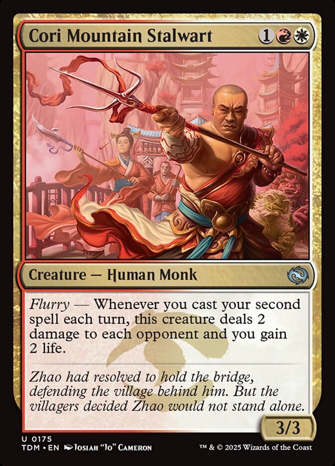 Cori Mountain Stalwart 175 (Tarkir: Dragonstorm)  - Foil