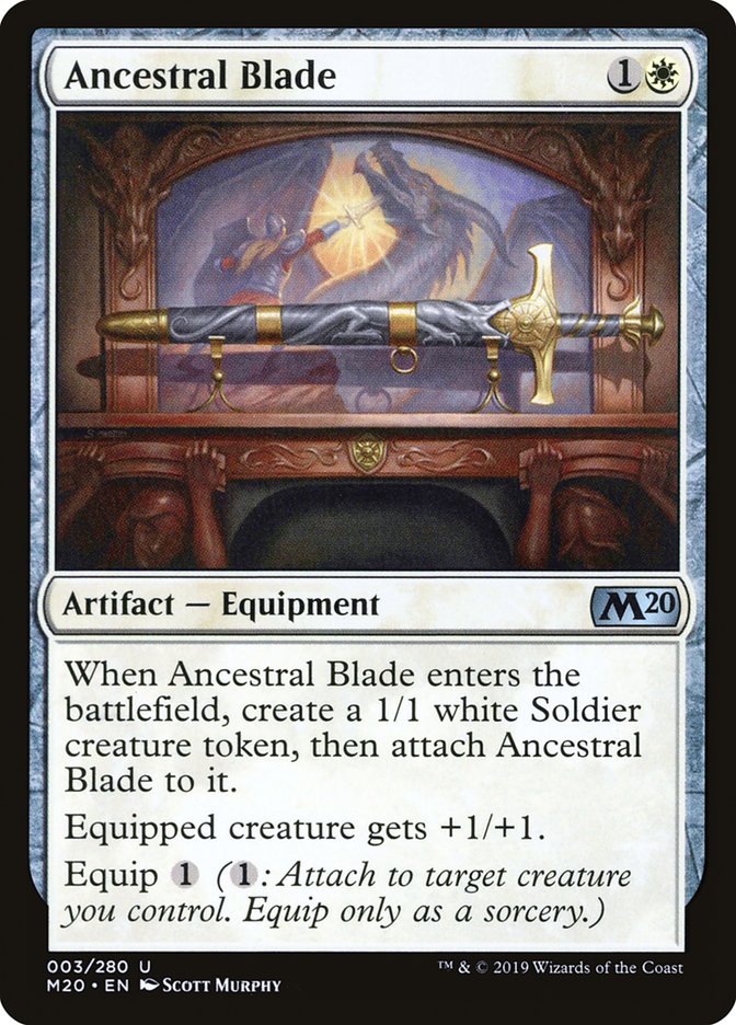 Ancestral Blade 3/280 (Core Set 2020) 