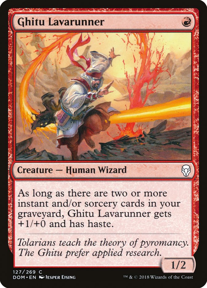Ghitu Lavarunner 127/269 (Dominaria) 