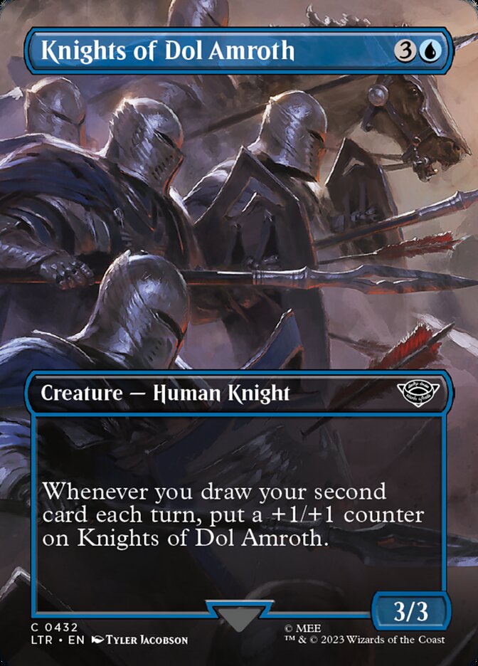 Knights of Dol Amroth 432 (Universes Beyond: The Lord of the Rings: Tales of Middle-earth)  - Borderless Foil