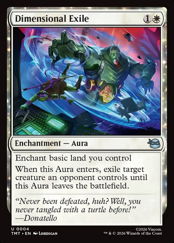 Dimensional Exile 4/190 (Teenage Mutant Ninja Turtles)  - Foil