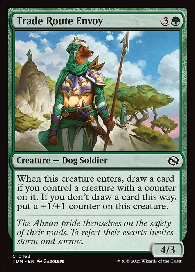 Trade Route Envoy 163/291 (Tarkir: Dragonstorm)  - Foil