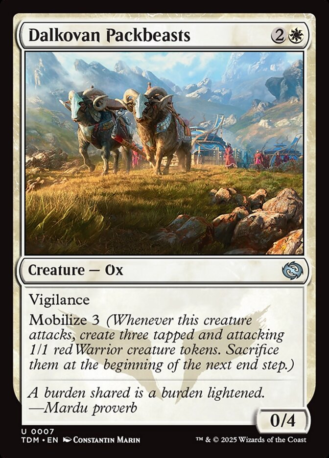 Dalkovan Packbeasts 7 (Tarkir: Dragonstorm) 
