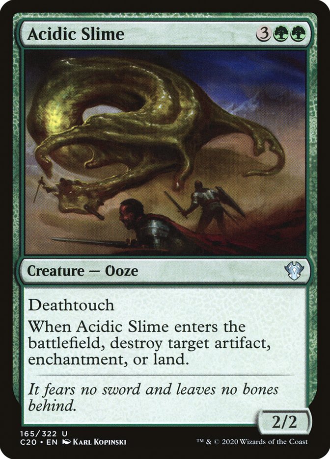 Acidic Slime 165/322 (Commander 2020) 