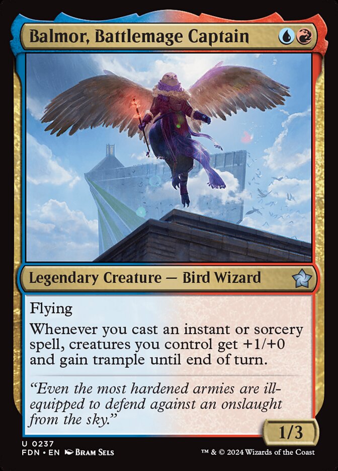 Balmor, Battlemage Captain 237 (Foundations)  - Foil