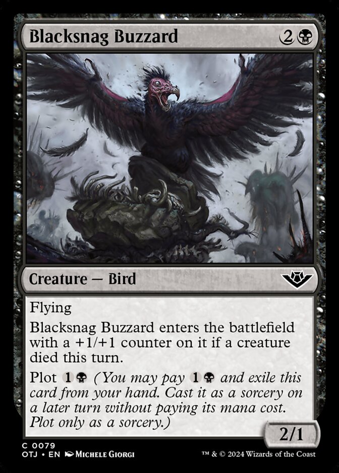 Blacksnag Buzzard 79/286 (Outlaws of Thunder Junction)  - Foil