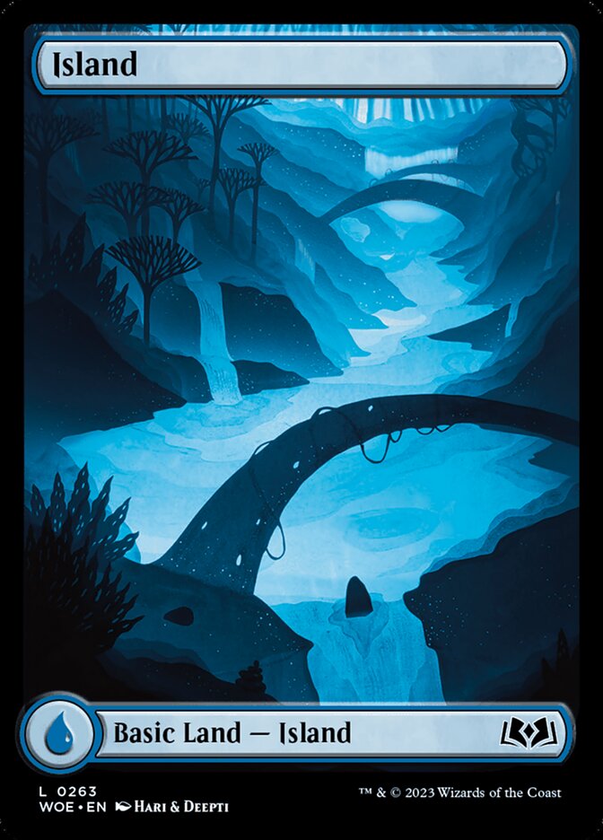Island 263/276 (Wilds of Eldraine)  - Full Art Foil