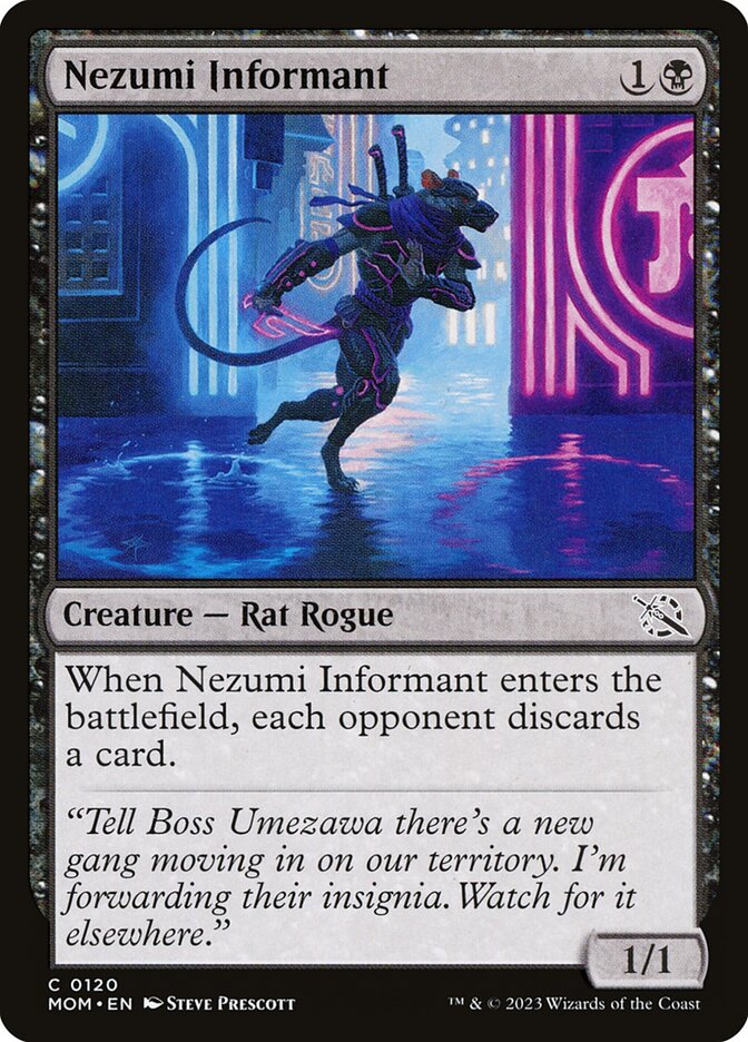 Nezumi Informant 120/291 (March of the Machine) 