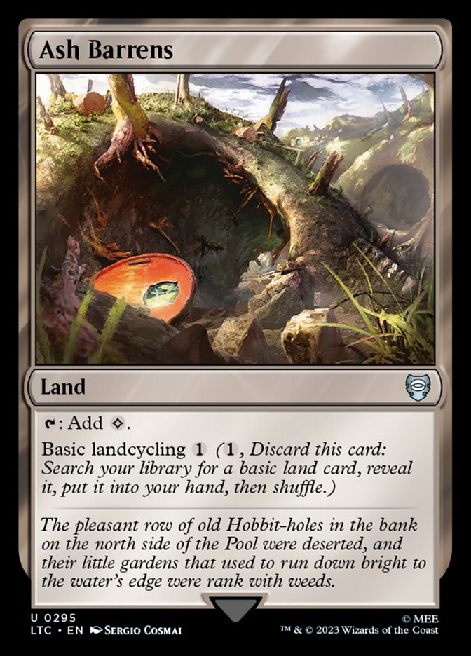 Ash Barrens 295/347 (Commander: The Lord of the Rings: Tales of Middle-earth) 