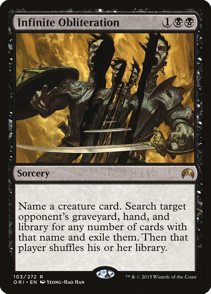 Infinite Obliteration 103/272 (Magic Origins) 