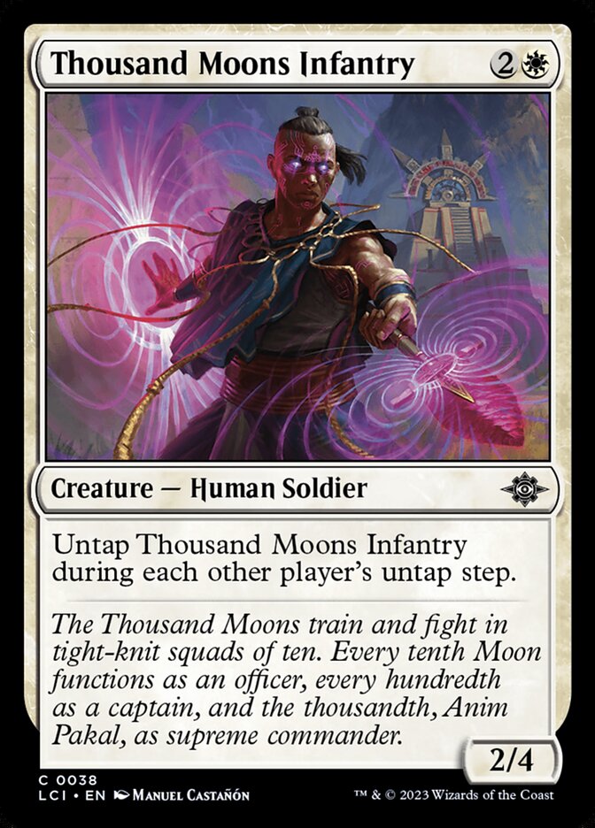 Thousand Moons Infantry 38 (The Lost Caverns of Ixalan) 