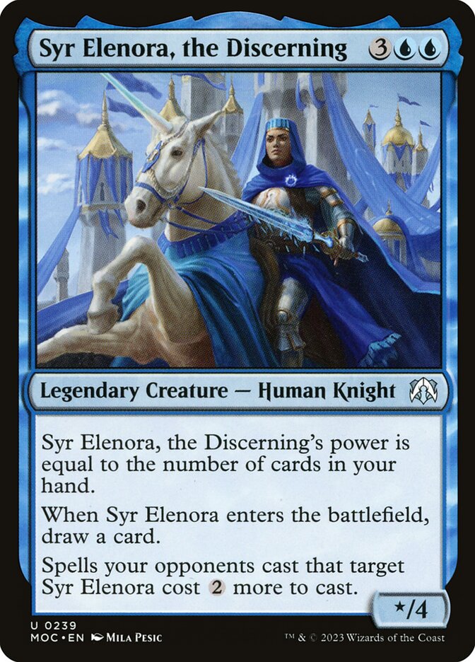 Syr Elenora, the Discerning 239/444 (Commander: March of the Machine) 