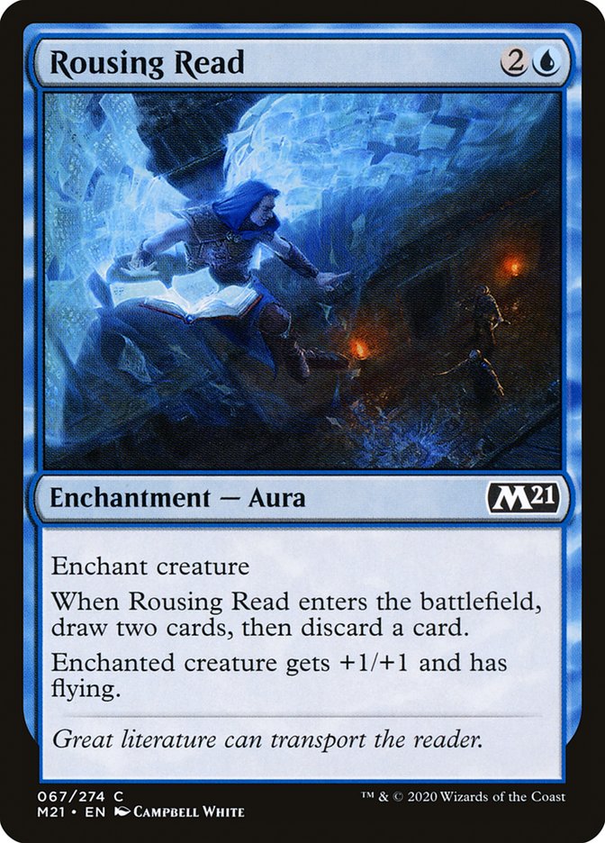 Rousing Read 67 (Core Set 2021)  - Foil