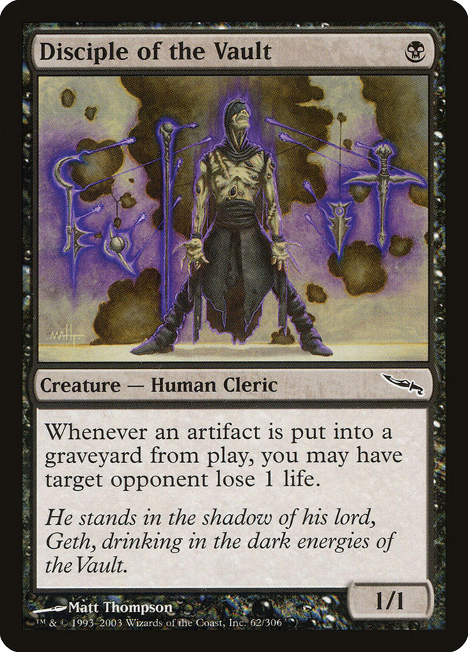 Disciple of the Vault 62/306 (Mirrodin) 